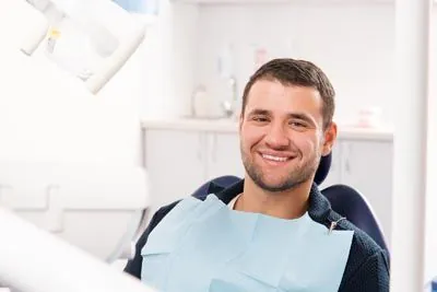 guy smiling during his visit to Smiles on Elston